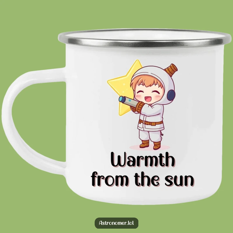 Funny Kawaii Astronomer Camping Mug: Star Hugger Outdoor Joy Gift
