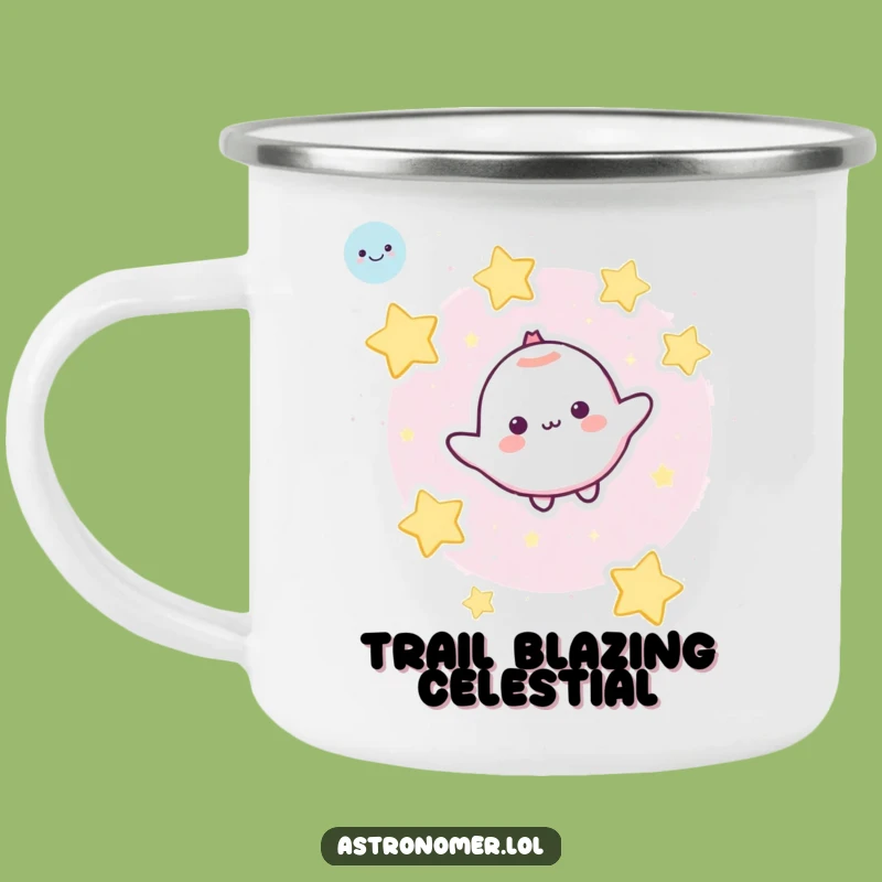 Funny Starry Night Mug - Cute Character Space Camping Funny Gift