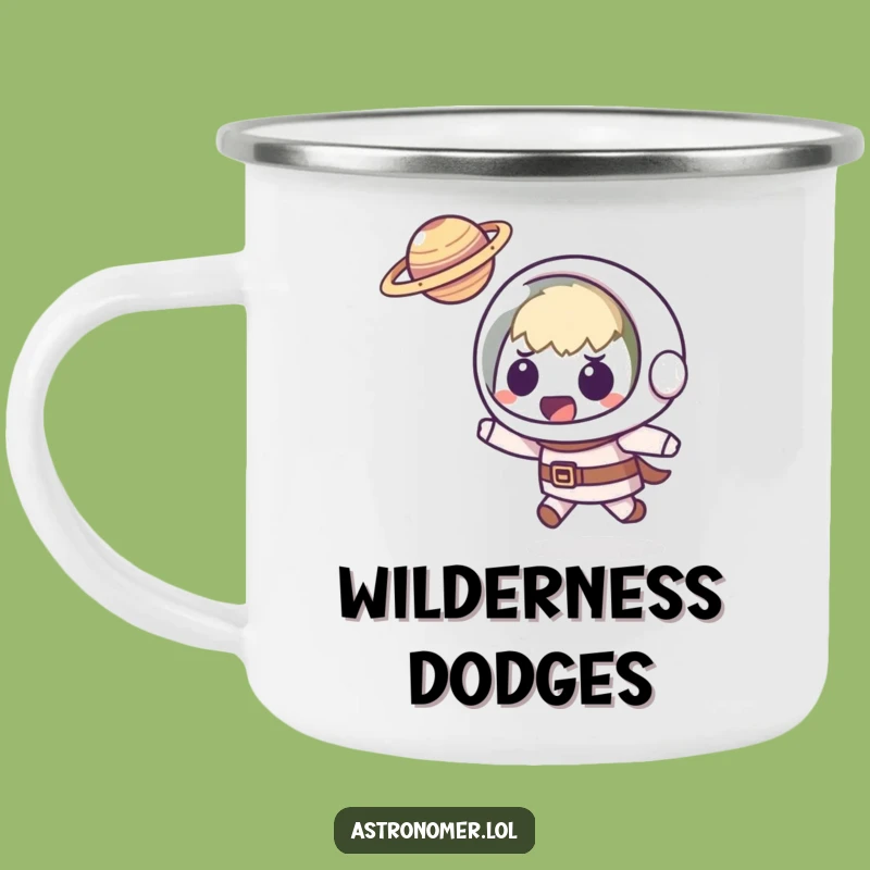 Funny Kawaii Astronomer Camping Mug: Planetary Dodge Adventure Mug - Gift