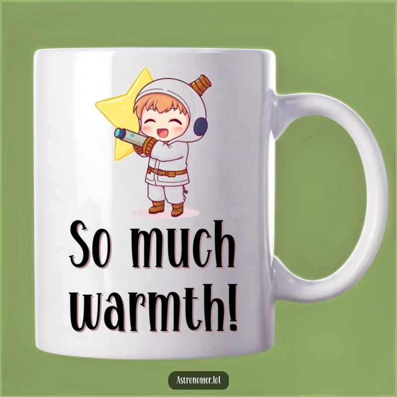 Funny Kawaii Astronomer Mug: Star Hugger Celestial Joy Gift