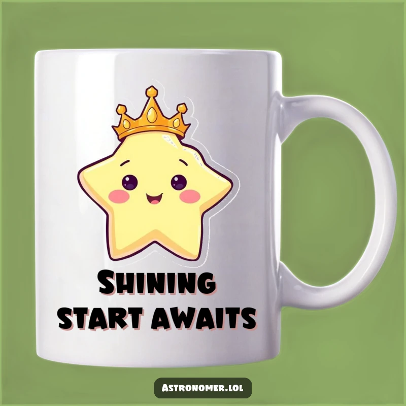 Funny Star King Mug - Shine Bright with Royal Humor!