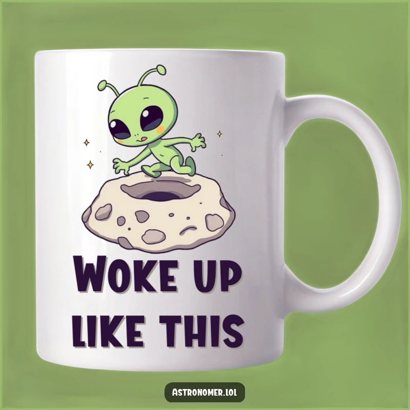 Funny Alien Tripping Mug: Hilarious Space Mishap Gift for Cosmic Clumsy Friends