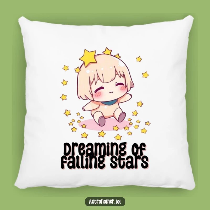 Funny Star Dropper Pillow: Cozy Comfort with a Cosmic Oops