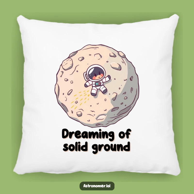 Funny Astronaut Crash Pillow: Comfy Comedic Space Mishap Cushion, Perfect Funny Gift