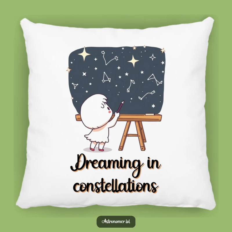 Funny Artist's Rest Pillow - Cute Character Space Comfort Funny Gift