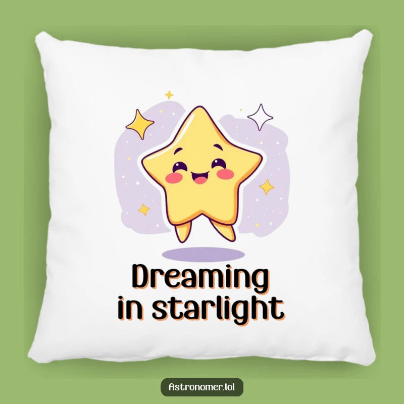 Funny Star Pillow: Cozy Galactic Groove Cushion Gift