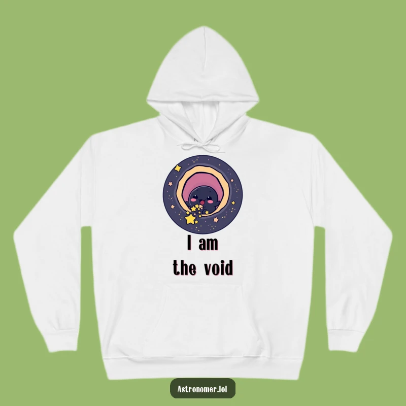Funny Black Hole Hoodie: Cozy Star Eater Gift for Cosmic Fans