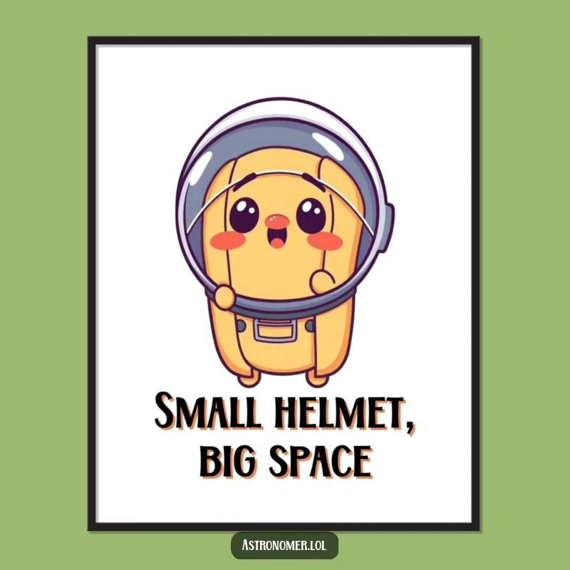 Free Printable Wall Art: Funny Hot Dog Astronaut, Hilarious Downloadable Gag Decor