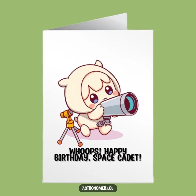 Free Printable Birthday Card: Tripping Character - LOL Funny Downloadable Gift