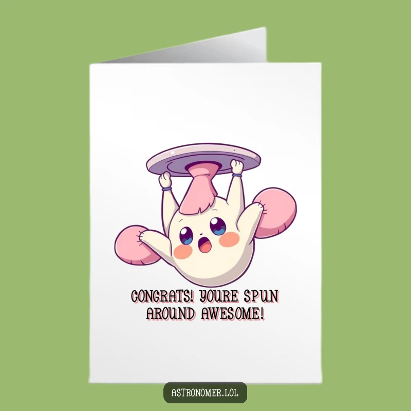 Free Printable Congrats Card: Dazed Zero-G Creature Achievement!