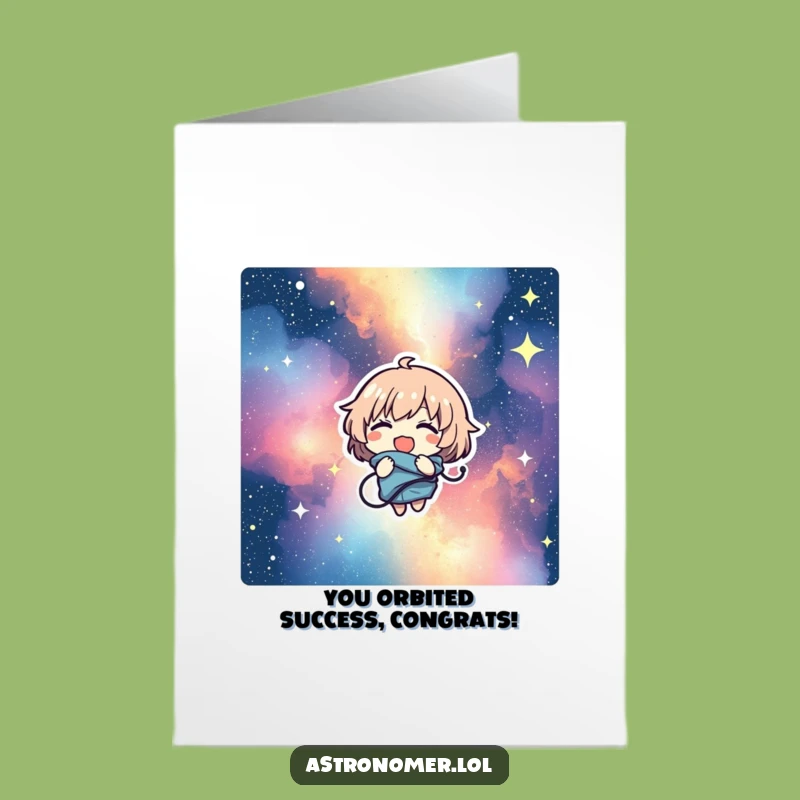 Free Printable Congrats Card: Nebula Giggles, Funny Downloadable Gift for Any Win