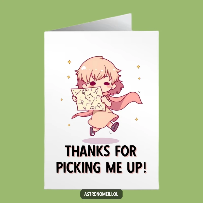 Free Printable Thank You Card: Galactic Mishap, Thanks Anyway, Funny Downloadable Gift