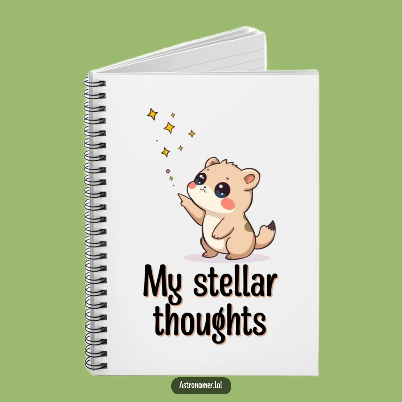 Funny Curious Creature Constellation Notebook: Jot Down Your Cosmic Ideas