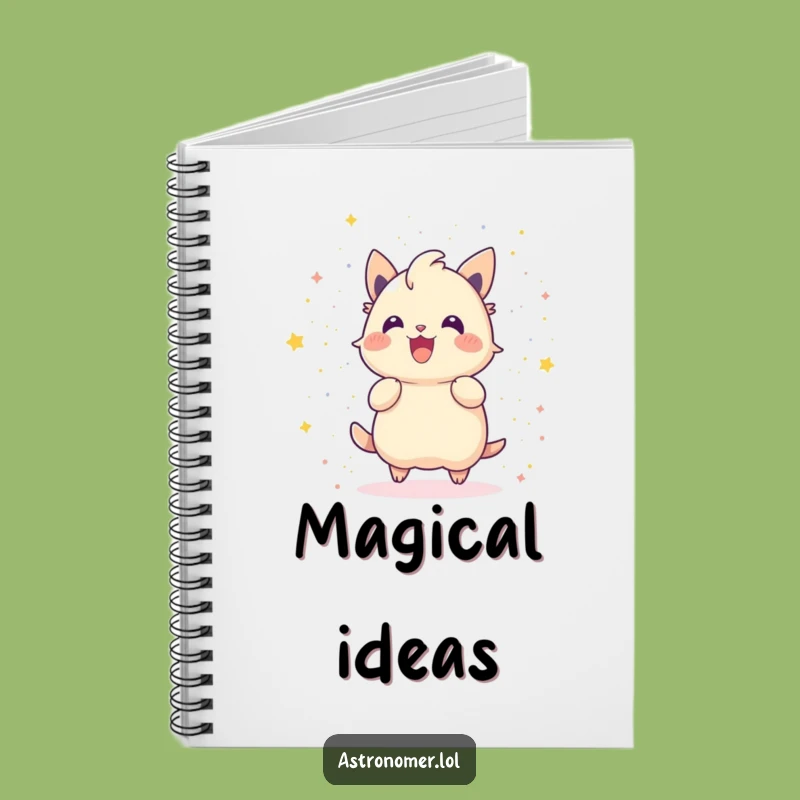 Funny Gleeful Creature Stardust Notebook: Capture Your Joyful Ideas