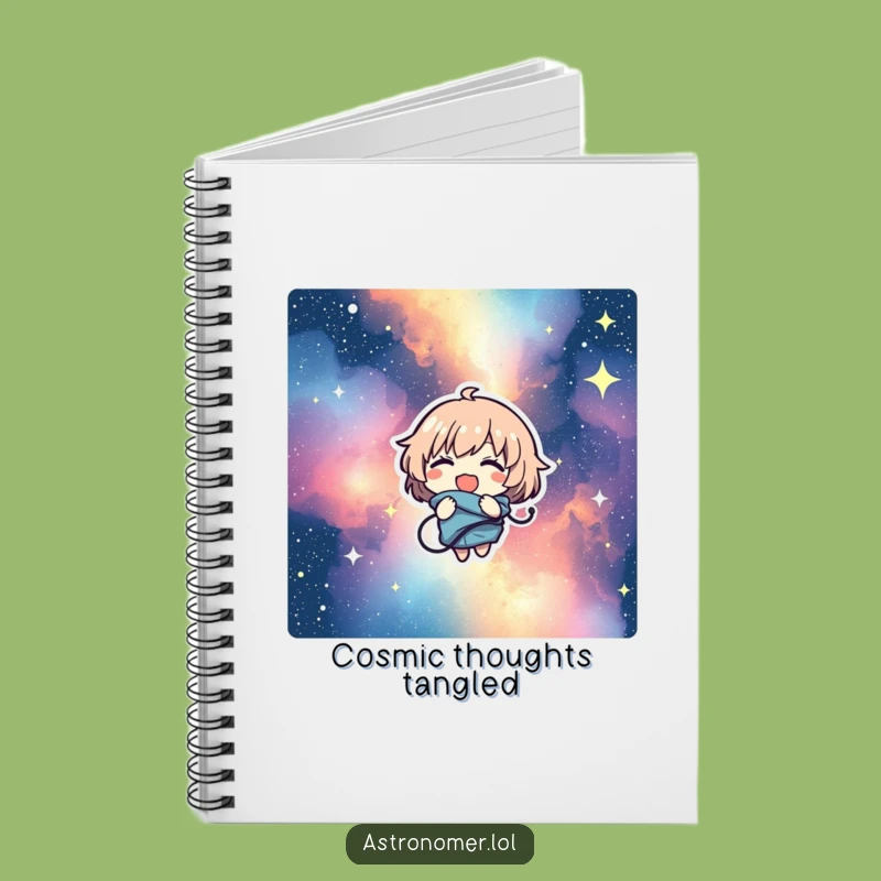 Funny Nebula Giggles Notebook: Character Space Journal - Great Funny Gift