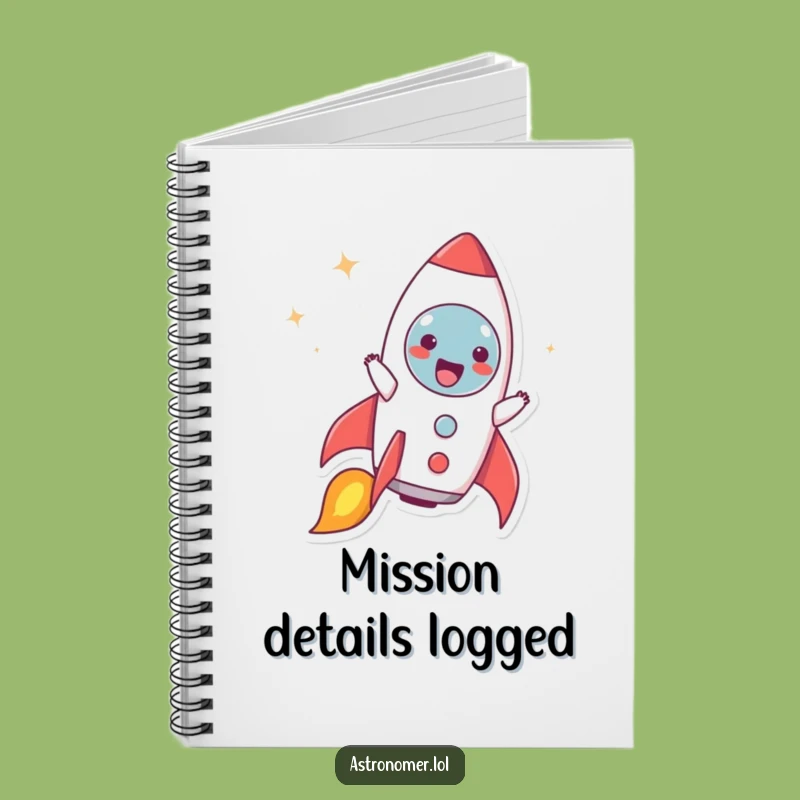 Funny Rocket Launch Notebook: Joyful Character - Great Funny Gift