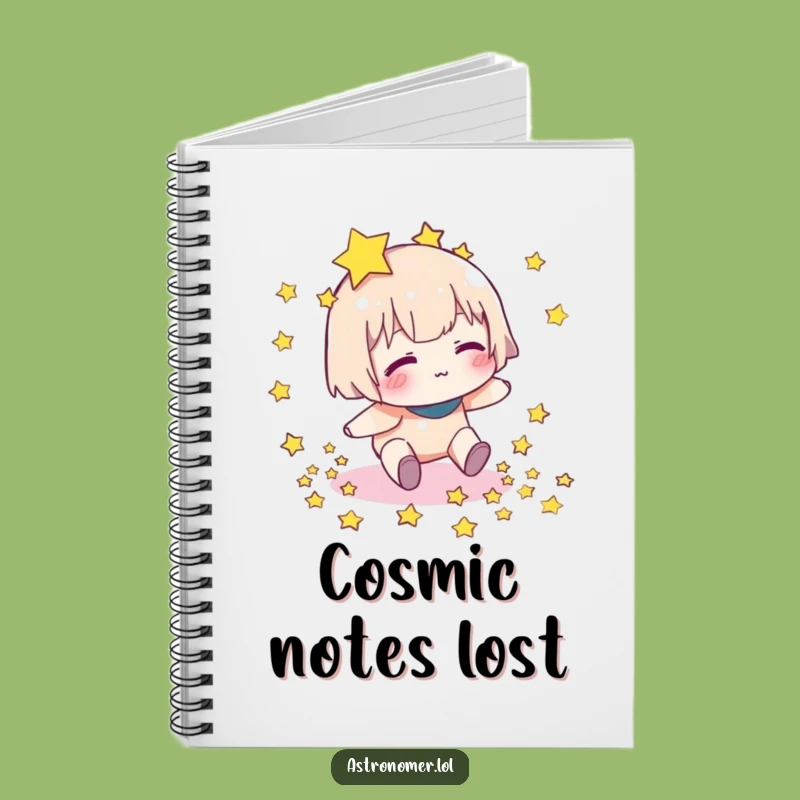 Funny Star Dropper Notebook: Jot Down Ideas with Cosmic Oops Charm