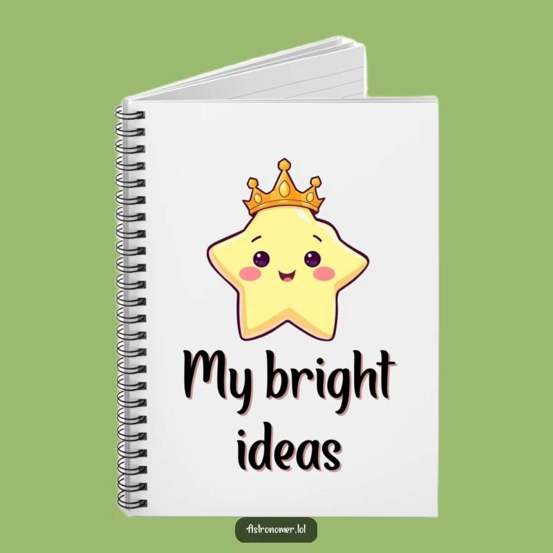 Funny Star King Notebook - Jot Down Your Royal Decrees!