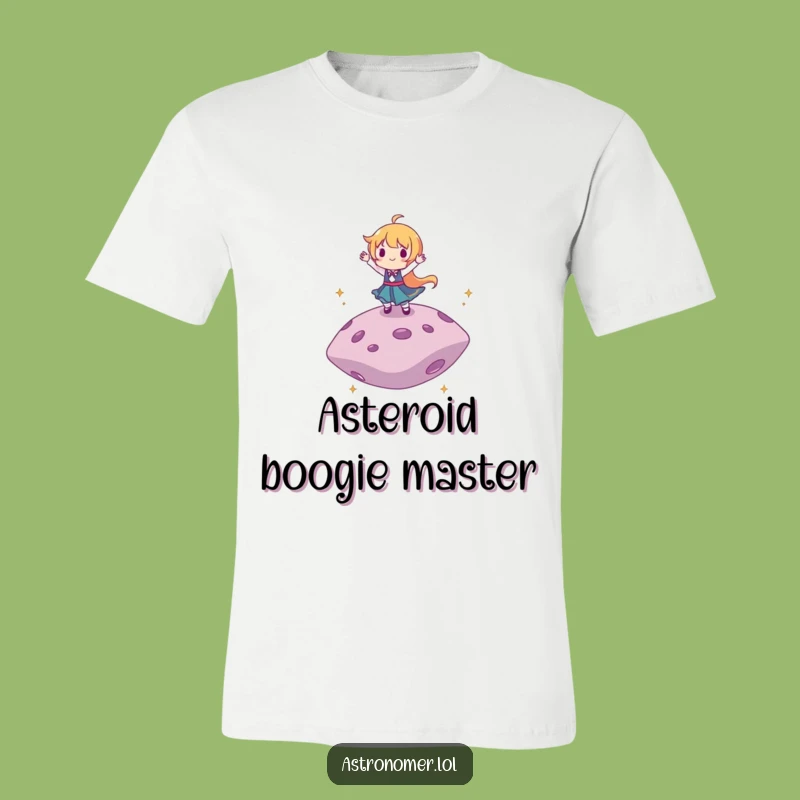 Funny Dancing Asteroid T-Shirt: Express Your Galactic Joy