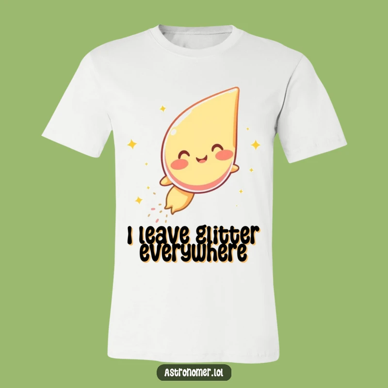 Funny Giggling Comet T-Shirt - Wear Your Sparkle with Pride!