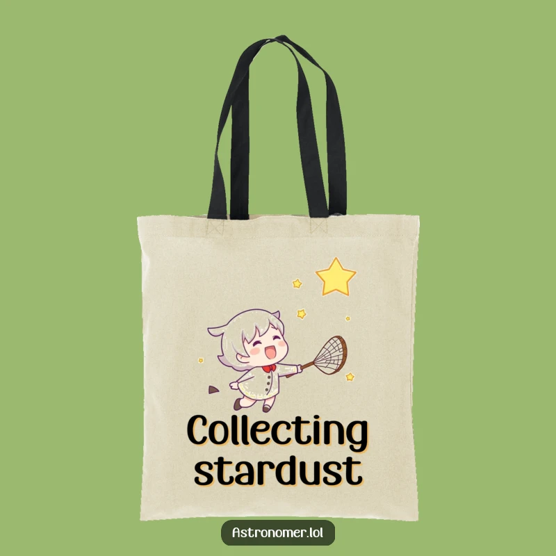 Funny Star Chaser Tote Bag: Gleeful Net Collector for Everyday Adventures